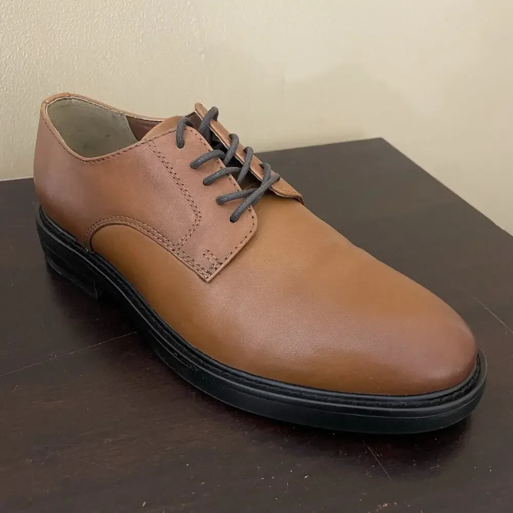 Banana Republic Men's Brown Leather Derby Oxfords‎